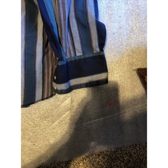 Vintage Wrangler Western Wear Shirt Button‎ Up Pearl Buttons Size XXL - Picture 11 of 12